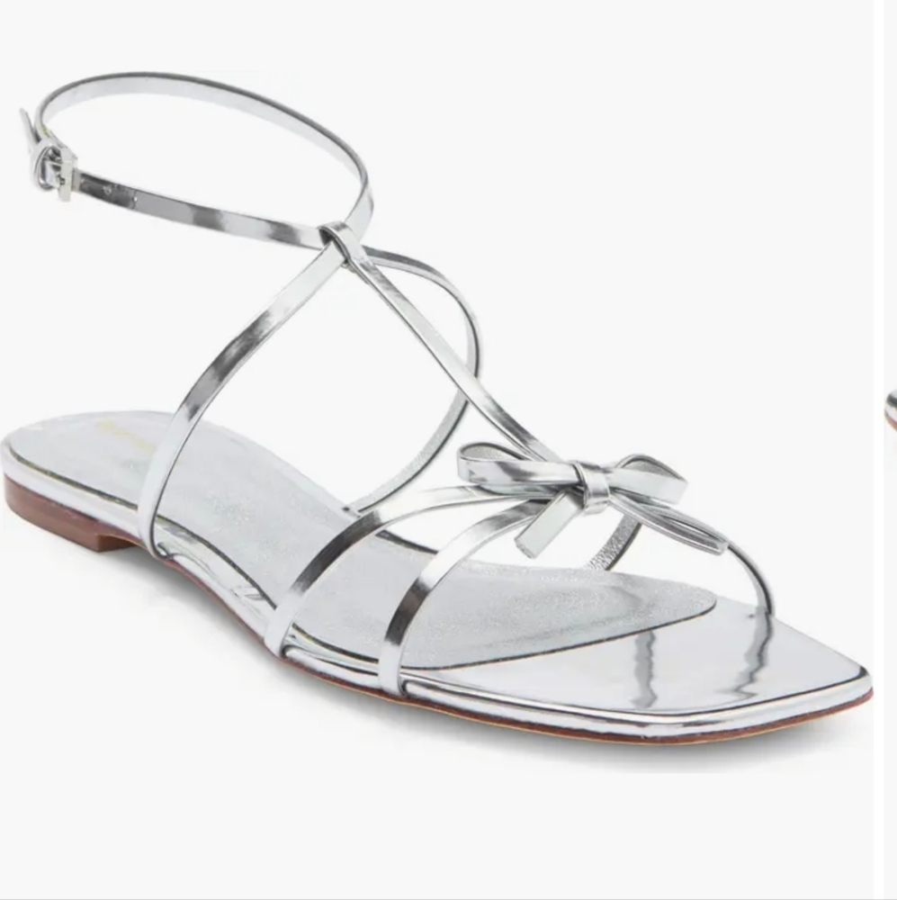 NWT REFORMATION MAYA BOW FLAT SANDAL